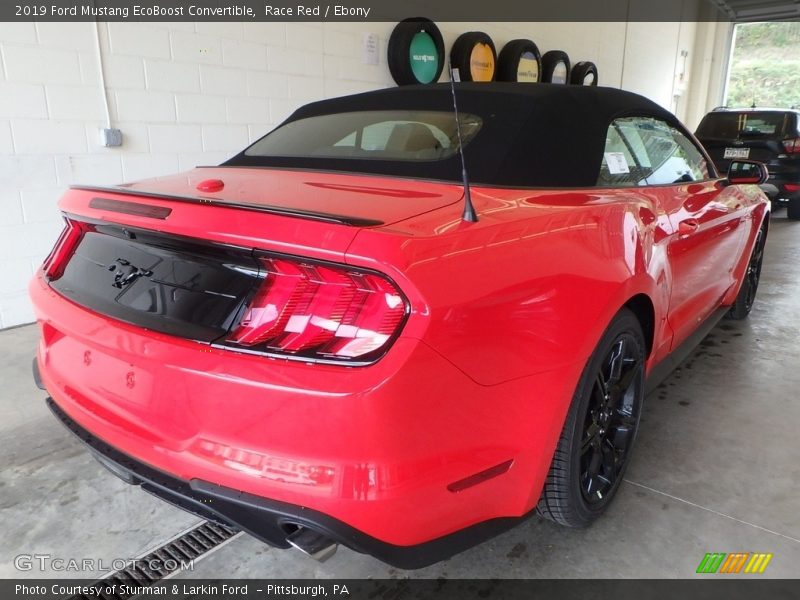 Race Red / Ebony 2019 Ford Mustang EcoBoost Convertible
