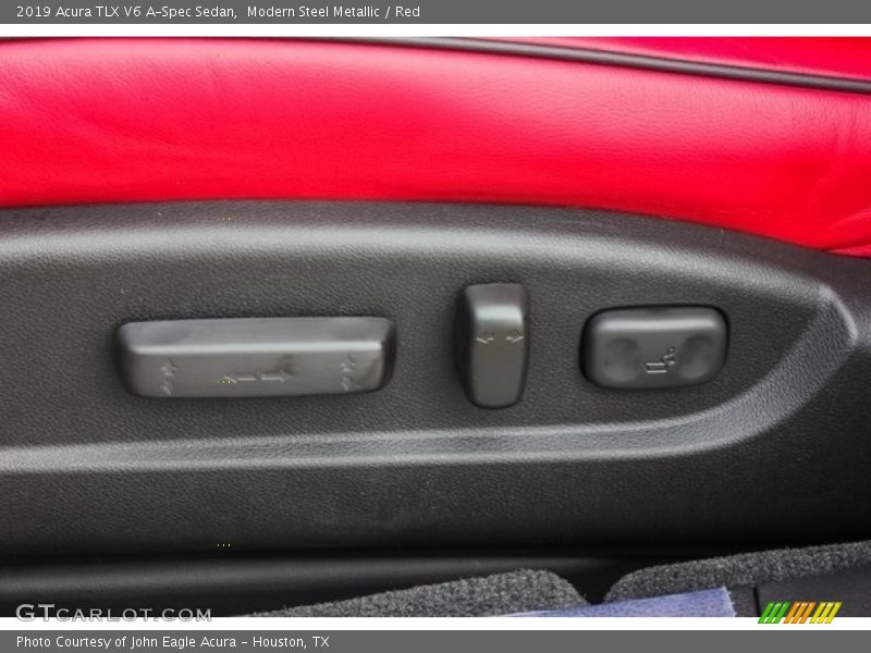 Modern Steel Metallic / Red 2019 Acura TLX V6 A-Spec Sedan