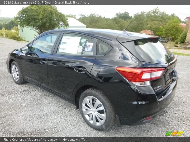 Crystal Black Silica / Ivory 2019 Subaru Impreza 2.0i 5-Door