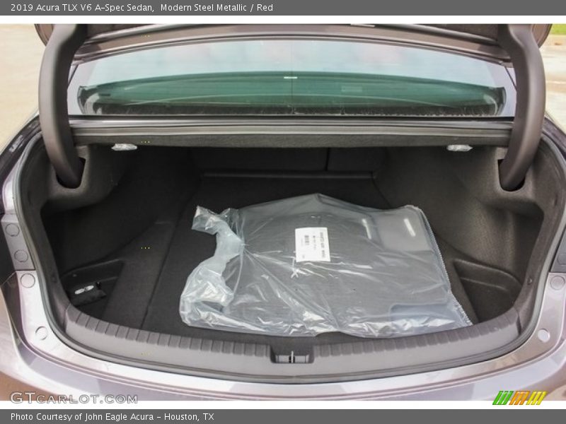 Modern Steel Metallic / Red 2019 Acura TLX V6 A-Spec Sedan