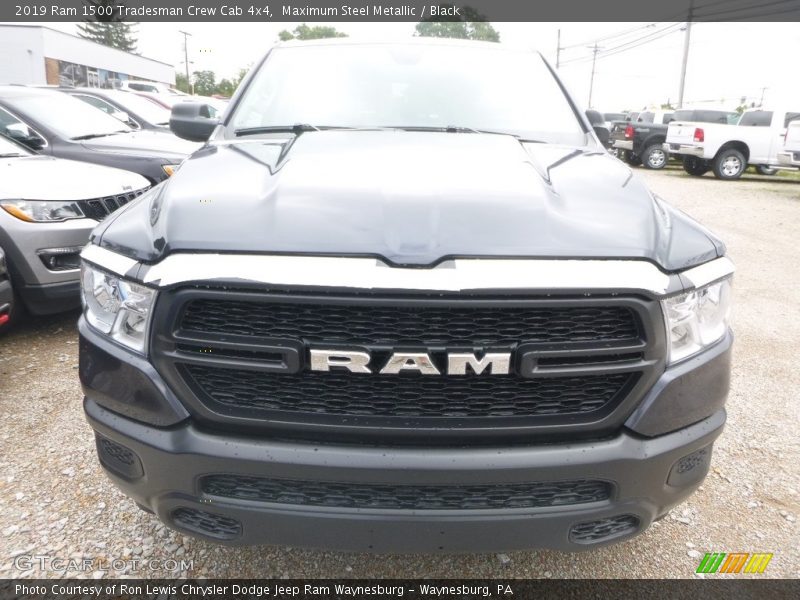 Maximum Steel Metallic / Black 2019 Ram 1500 Tradesman Crew Cab 4x4