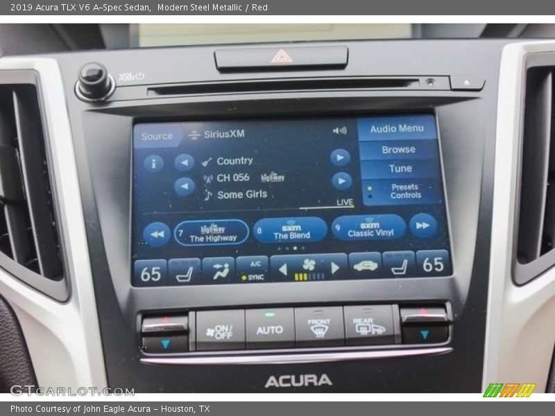 Modern Steel Metallic / Red 2019 Acura TLX V6 A-Spec Sedan