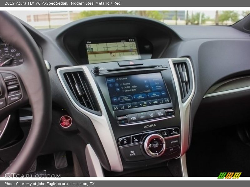 Modern Steel Metallic / Red 2019 Acura TLX V6 A-Spec Sedan