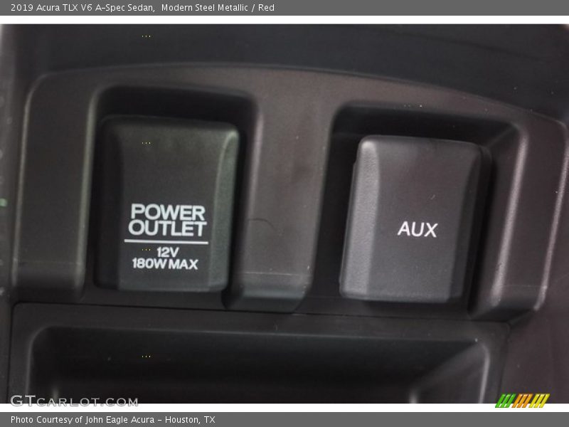 Modern Steel Metallic / Red 2019 Acura TLX V6 A-Spec Sedan