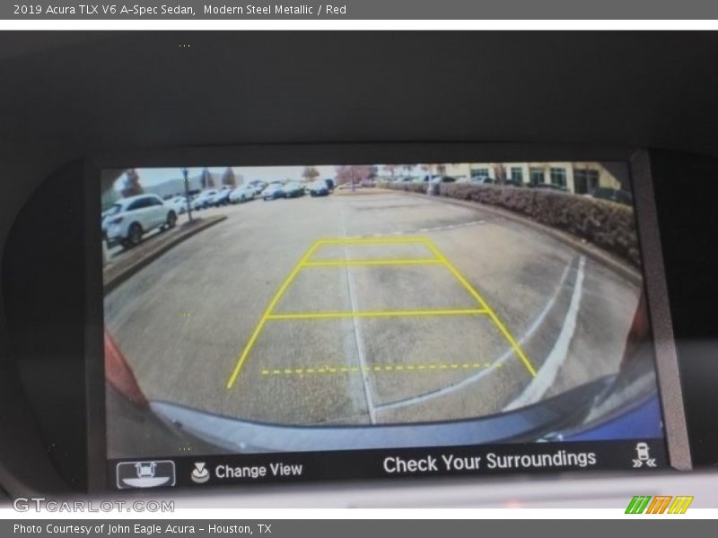 Modern Steel Metallic / Red 2019 Acura TLX V6 A-Spec Sedan