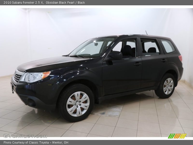Obsidian Black Pearl / Black 2010 Subaru Forester 2.5 X