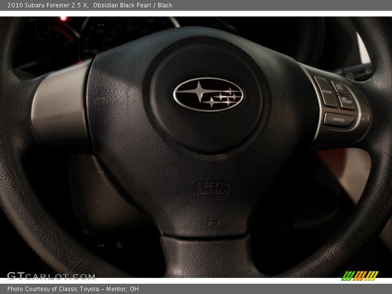 Obsidian Black Pearl / Black 2010 Subaru Forester 2.5 X