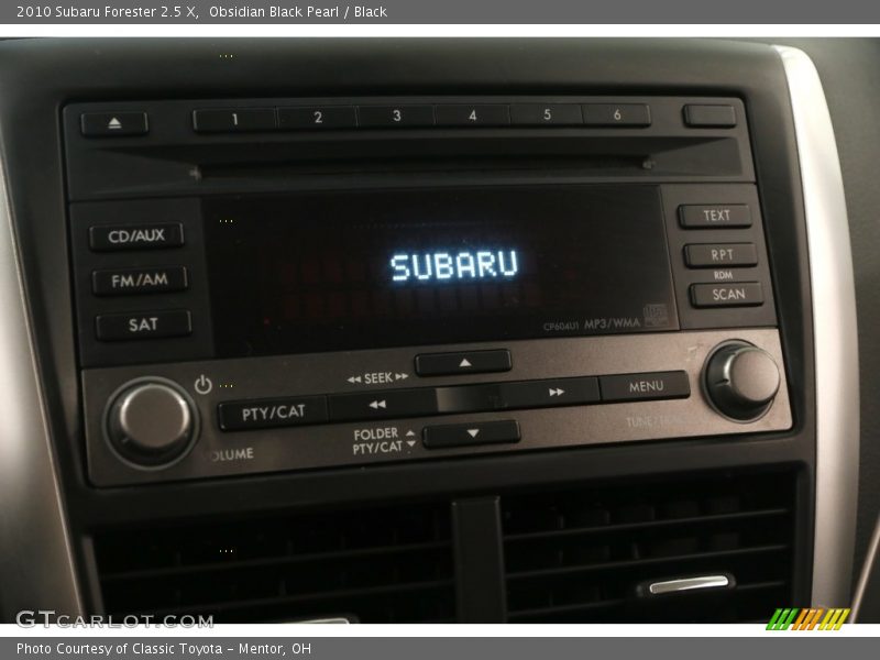 Obsidian Black Pearl / Black 2010 Subaru Forester 2.5 X