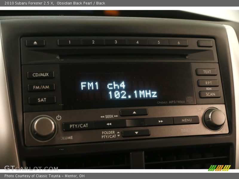 Obsidian Black Pearl / Black 2010 Subaru Forester 2.5 X