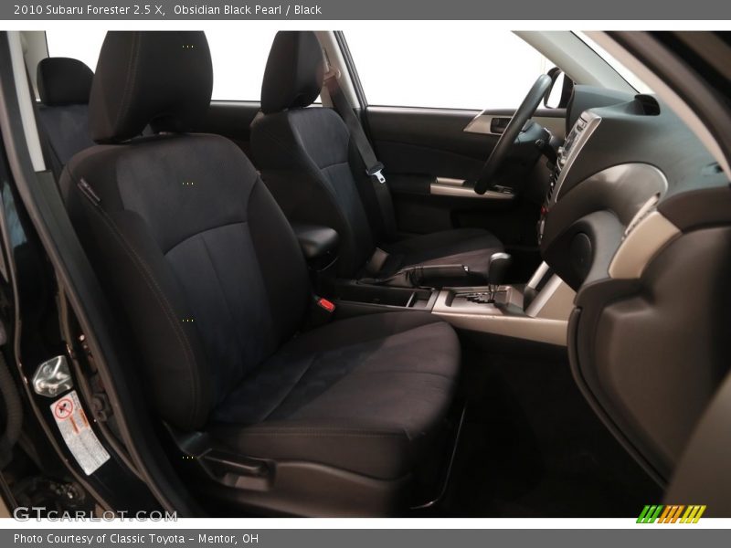 Obsidian Black Pearl / Black 2010 Subaru Forester 2.5 X