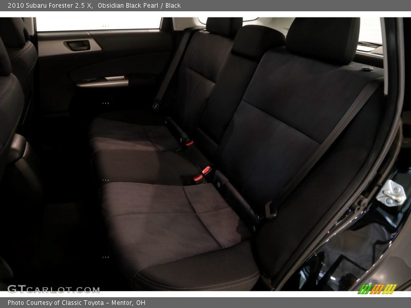 Obsidian Black Pearl / Black 2010 Subaru Forester 2.5 X