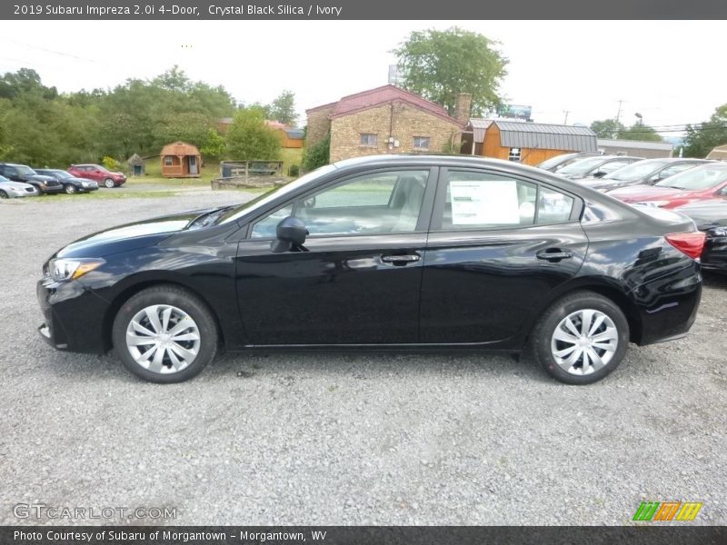 Crystal Black Silica / Ivory 2019 Subaru Impreza 2.0i 4-Door