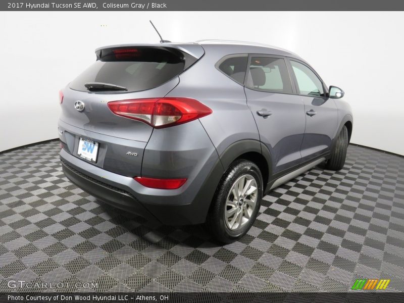 Coliseum Gray / Black 2017 Hyundai Tucson SE AWD