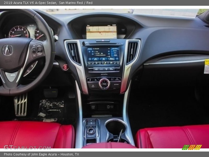 San Marino Red / Red 2019 Acura TLX V6 A-Spec Sedan