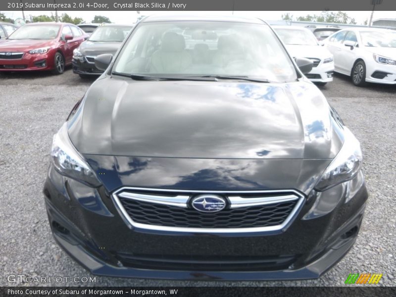 Crystal Black Silica / Ivory 2019 Subaru Impreza 2.0i 4-Door