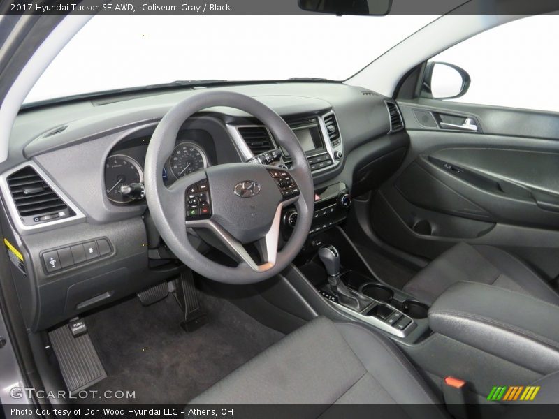 Coliseum Gray / Black 2017 Hyundai Tucson SE AWD
