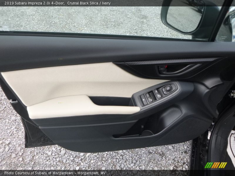 Crystal Black Silica / Ivory 2019 Subaru Impreza 2.0i 4-Door