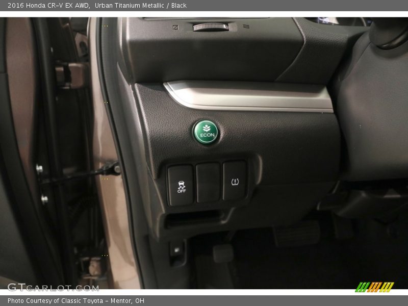 Urban Titanium Metallic / Black 2016 Honda CR-V EX AWD