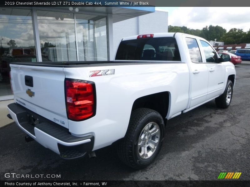Summit White / Jet Black 2019 Chevrolet Silverado LD LT Z71 Double Cab 4x4