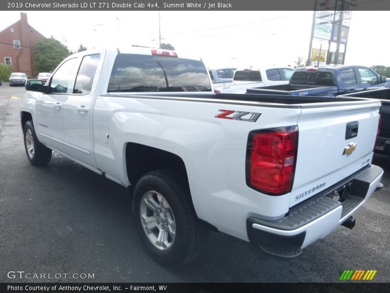 Summit White / Jet Black 2019 Chevrolet Silverado LD LT Z71 Double Cab 4x4
