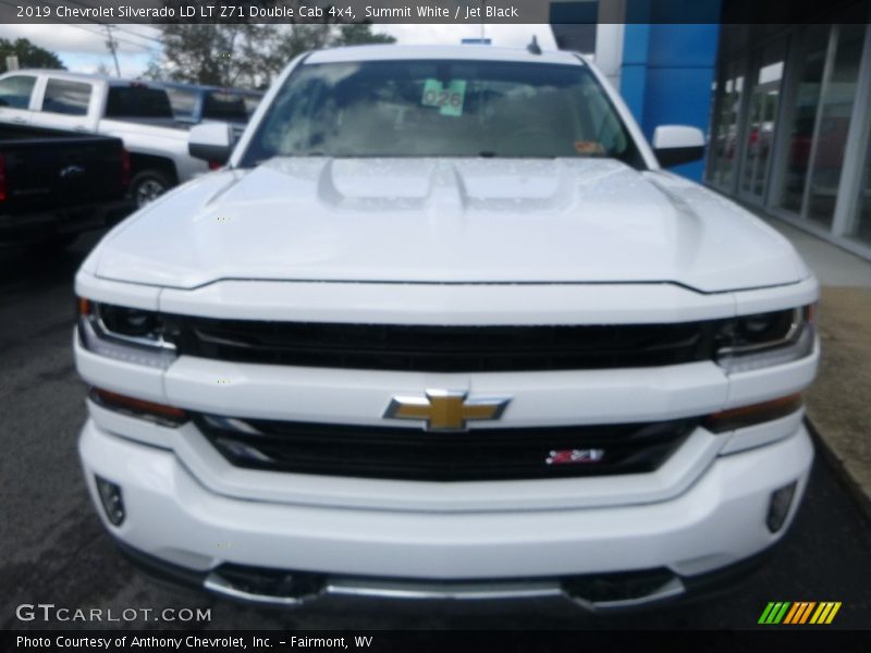 Summit White / Jet Black 2019 Chevrolet Silverado LD LT Z71 Double Cab 4x4