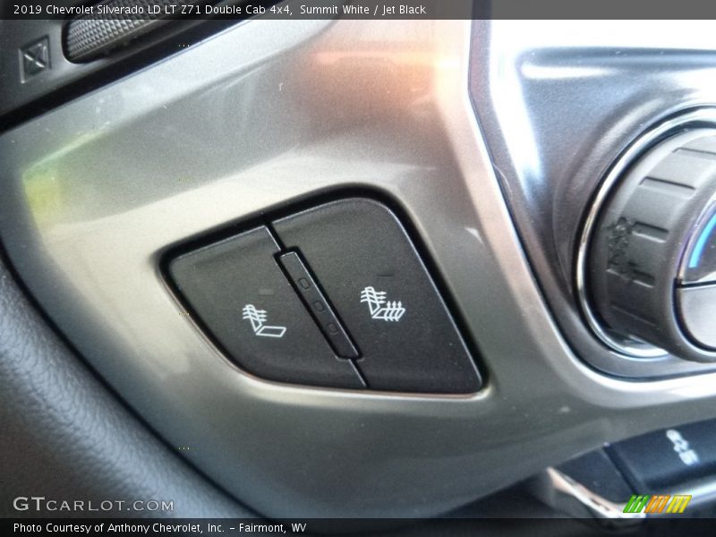 Summit White / Jet Black 2019 Chevrolet Silverado LD LT Z71 Double Cab 4x4
