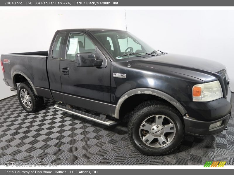 Black / Black/Medium Flint 2004 Ford F150 FX4 Regular Cab 4x4