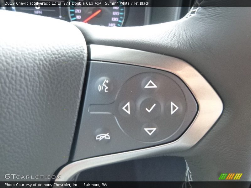 Summit White / Jet Black 2019 Chevrolet Silverado LD LT Z71 Double Cab 4x4