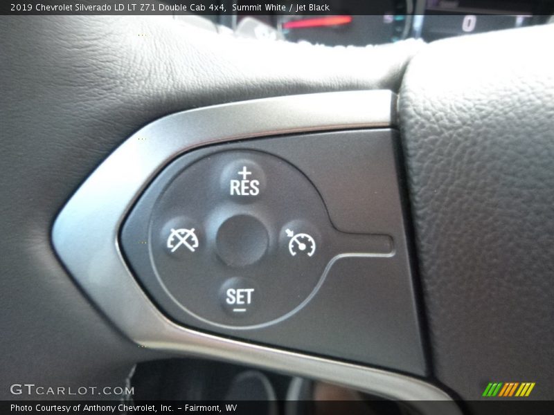 Summit White / Jet Black 2019 Chevrolet Silverado LD LT Z71 Double Cab 4x4