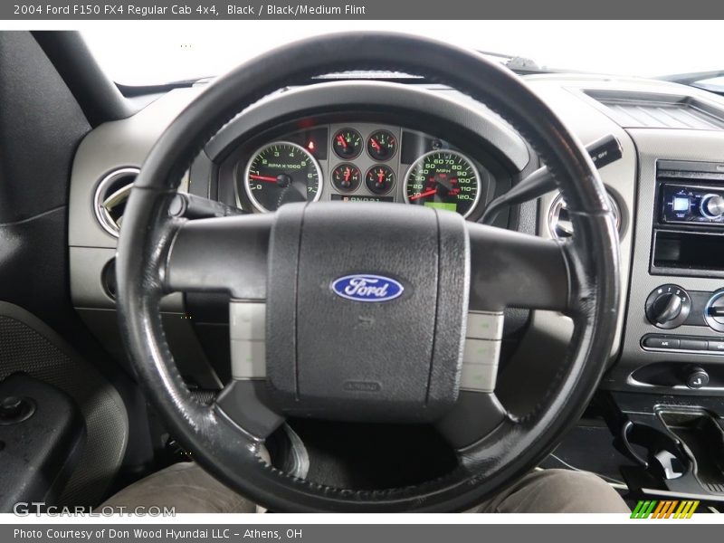 Black / Black/Medium Flint 2004 Ford F150 FX4 Regular Cab 4x4