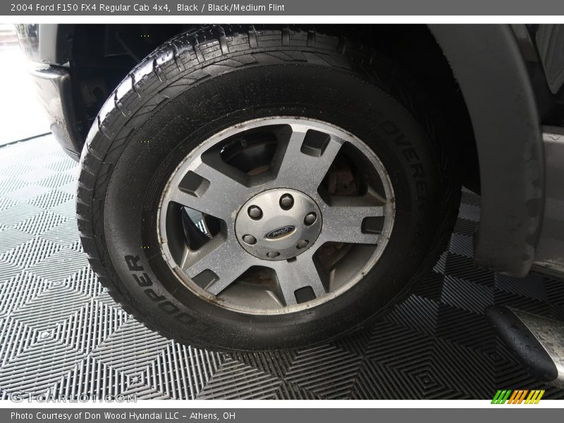 Black / Black/Medium Flint 2004 Ford F150 FX4 Regular Cab 4x4