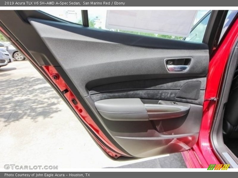 San Marino Red / Ebony 2019 Acura TLX V6 SH-AWD A-Spec Sedan