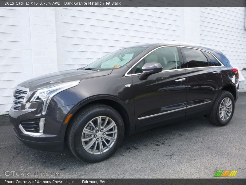 Dark Granite Metallic / Jet Black 2019 Cadillac XT5 Luxury AWD