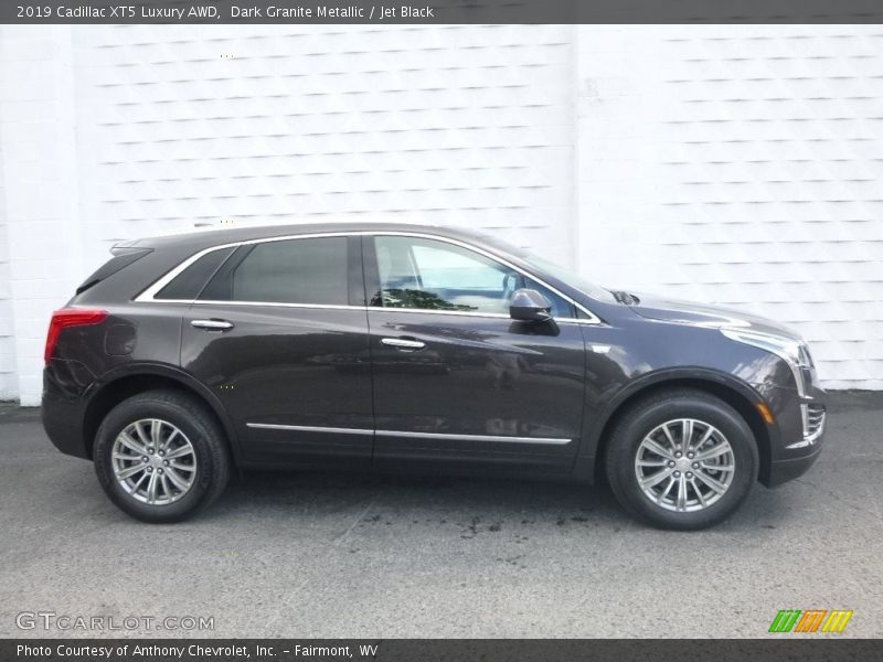 Dark Granite Metallic / Jet Black 2019 Cadillac XT5 Luxury AWD