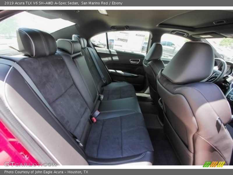 San Marino Red / Ebony 2019 Acura TLX V6 SH-AWD A-Spec Sedan