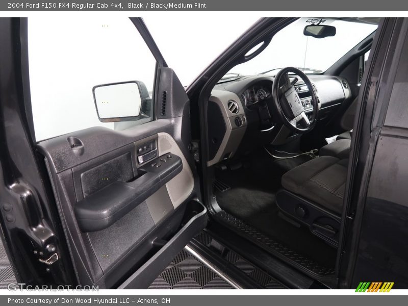 Black / Black/Medium Flint 2004 Ford F150 FX4 Regular Cab 4x4