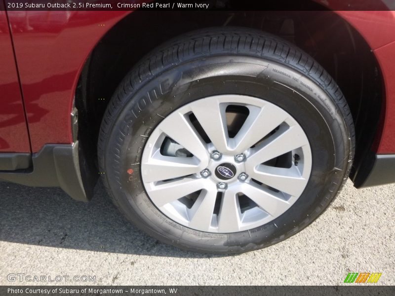 Crimson Red Pearl / Warm Ivory 2019 Subaru Outback 2.5i Premium