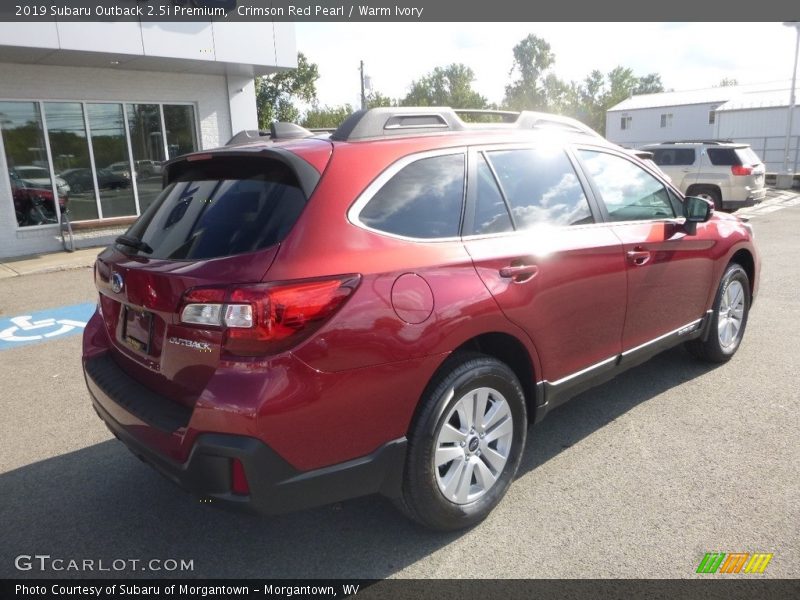 Crimson Red Pearl / Warm Ivory 2019 Subaru Outback 2.5i Premium