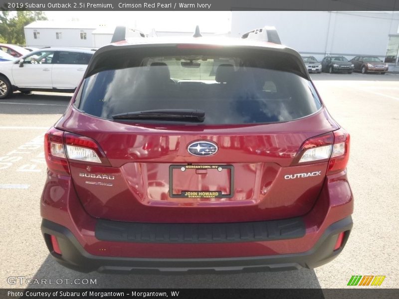 Crimson Red Pearl / Warm Ivory 2019 Subaru Outback 2.5i Premium