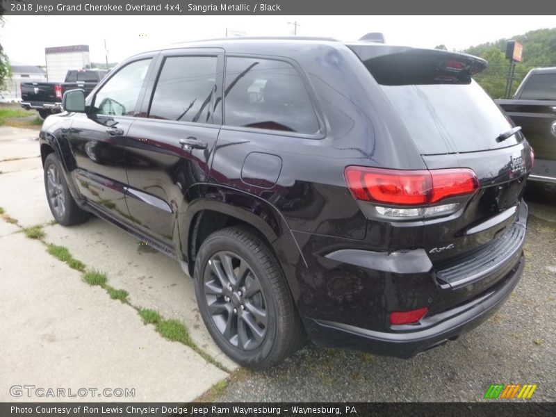 Sangria Metallic / Black 2018 Jeep Grand Cherokee Overland 4x4