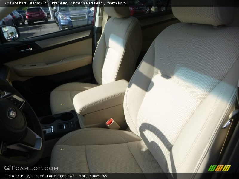 Crimson Red Pearl / Warm Ivory 2019 Subaru Outback 2.5i Premium