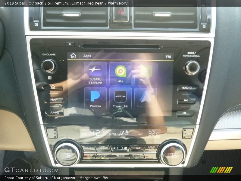 Crimson Red Pearl / Warm Ivory 2019 Subaru Outback 2.5i Premium