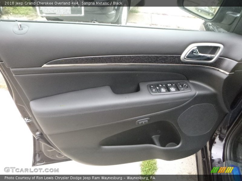 Sangria Metallic / Black 2018 Jeep Grand Cherokee Overland 4x4