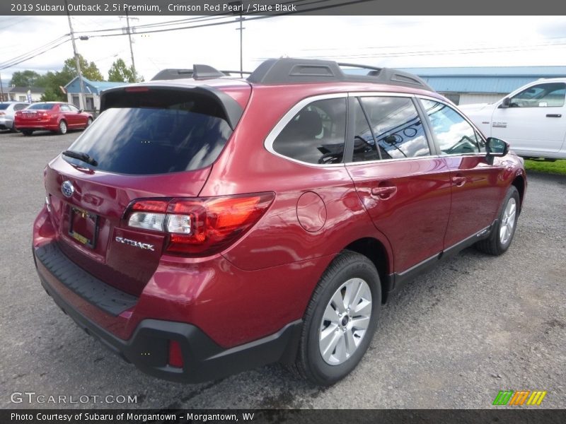 Crimson Red Pearl / Slate Black 2019 Subaru Outback 2.5i Premium