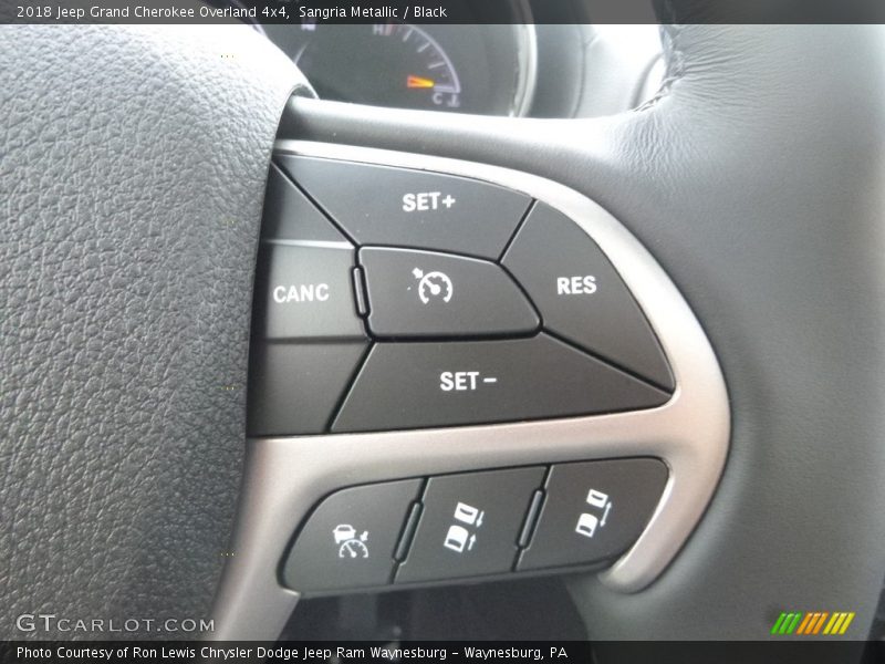 Sangria Metallic / Black 2018 Jeep Grand Cherokee Overland 4x4