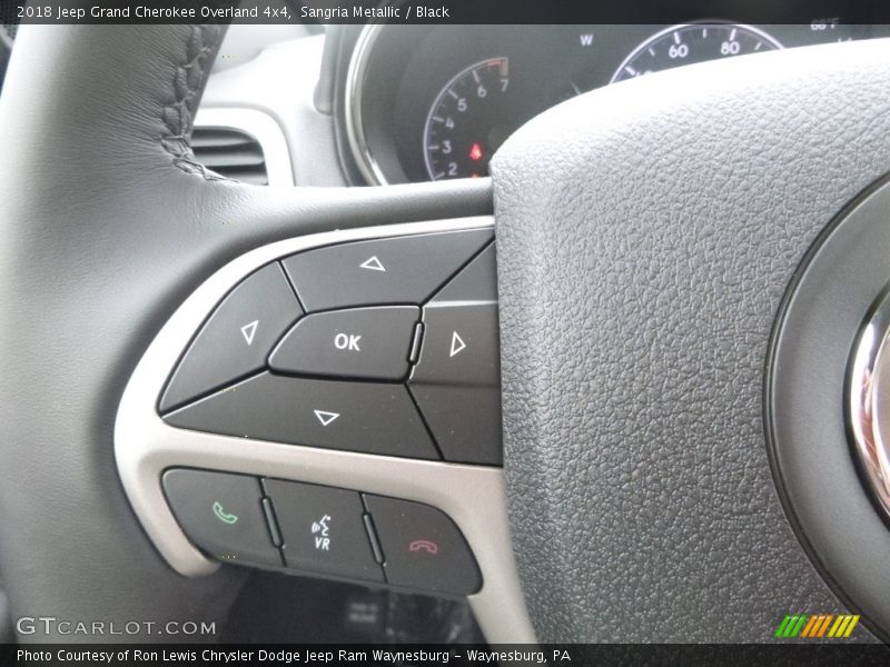 Sangria Metallic / Black 2018 Jeep Grand Cherokee Overland 4x4