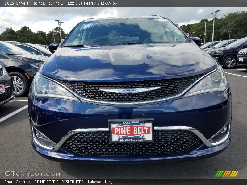 Jazz Blue Pearl / Black/Alloy 2019 Chrysler Pacifica Touring L