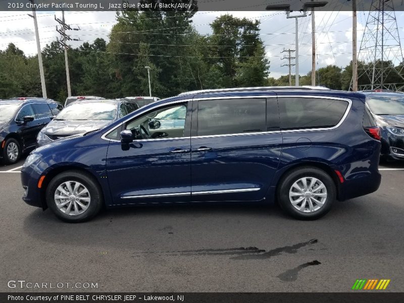 Jazz Blue Pearl / Black/Alloy 2019 Chrysler Pacifica Touring L