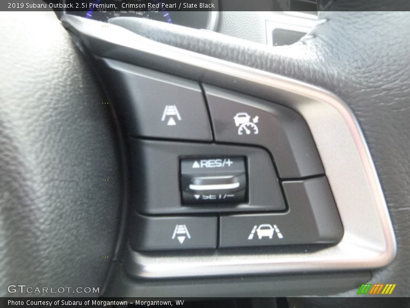 Crimson Red Pearl / Slate Black 2019 Subaru Outback 2.5i Premium