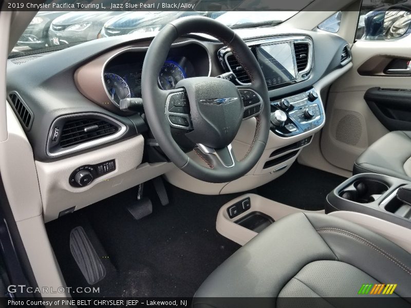 Jazz Blue Pearl / Black/Alloy 2019 Chrysler Pacifica Touring L